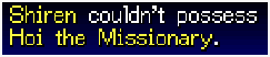 Shiren 1 DS Monsters Dead Soldier Possession Fail Message.png