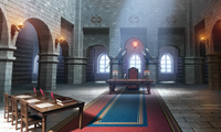 Background of Explorers Guild in game.