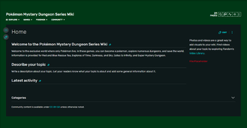 Image for Pokémon Mystery Dungeon Series Wiki