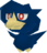 Murkrow's male model.