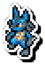 Lucario's sprite.