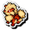 Arcanine's sprite.