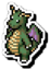 Dragonite's shiny sprite.